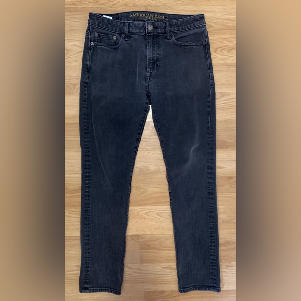 American Eagle Curvy Stretch Black
Denim Womens Size 30×30 Slim
Extreme Flex 4.